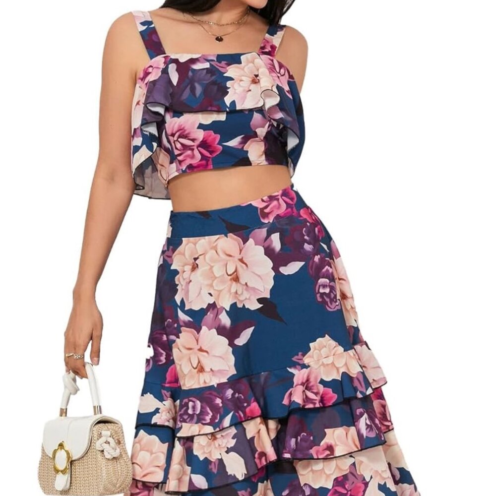 Women's Summer 2 Piece Outfit Size Medium